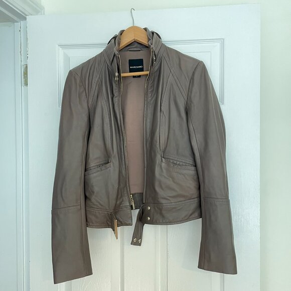 Like New Marciano Women's Leather Biker Jacket - Picture 7 of 7